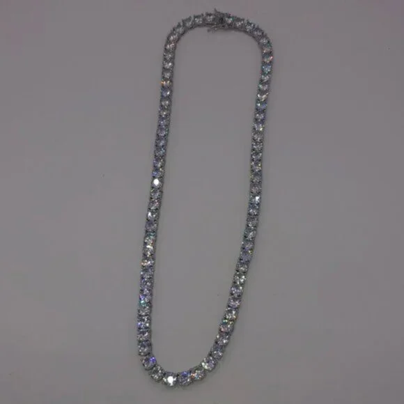 18k 75ct Tennis Necklace - Picture 6 of 12